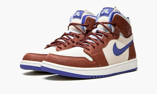 Кроссовки Air Jordan 1 High Zoom Air CMFT WMNS «Team Red» коричневый