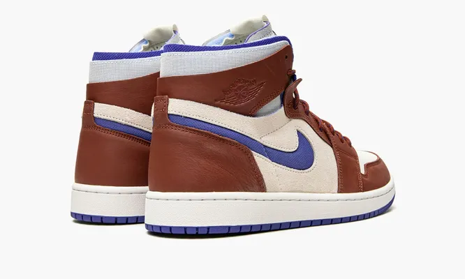 Кроссовки Air Jordan 1 High Zoom Air CMFT WMNS «Team Red» коричневый