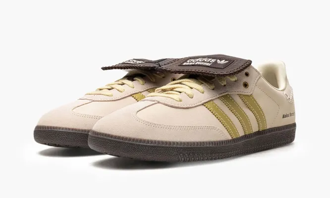 Кроссовки Adidas Samba «Wales Bonner - Ecrtin Brown» кремовый