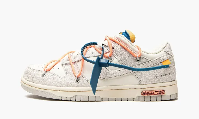 Кроссовки Nike Dunk Low «Off-white - Lot 19» кремовый