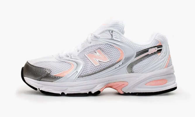 Кроссовки New Balance 530 «White Silver Pink» розовый