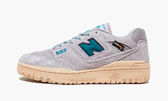 Кроссовки New Balance 550 «Size? Cordura Pack - Grey Cream» серый