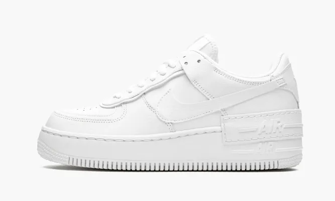 Кроссовки Nike Air Force 1 Low Shadow WMNS «Triple White» белый