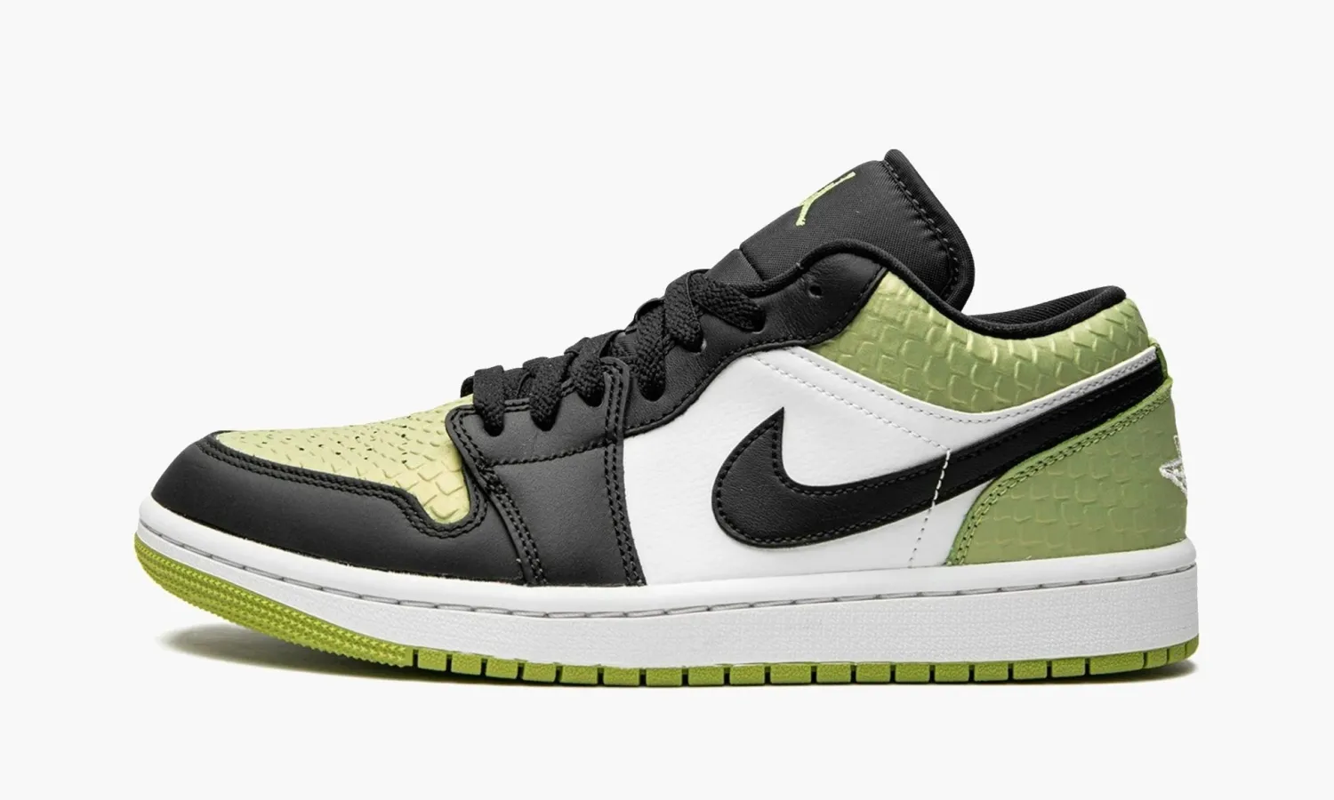 Air Jordan 1 Low WMNS «Snakeskin Vivid Green»