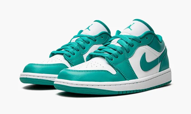 Кроссовки Air Jordan 1 Low WMNS «New Emerald» зеленый