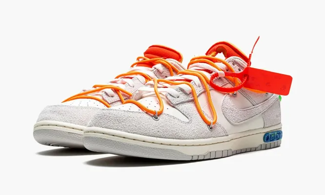 Кроссовки Nike Dunk Low «Off-white - Lot 31» кремовый