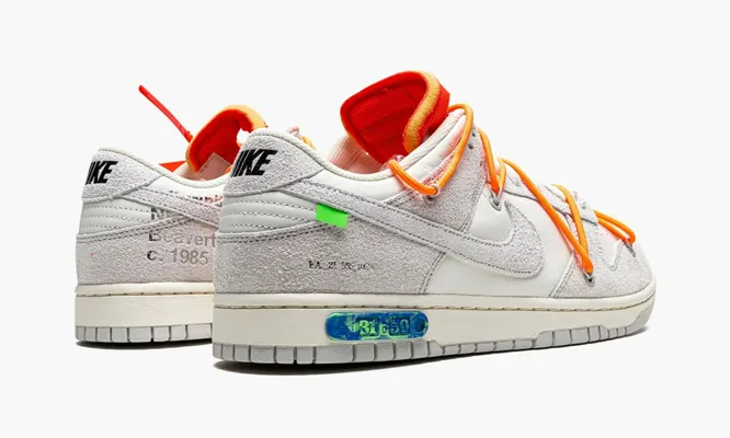 Кроссовки Nike Dunk Low «Off-white - Lot 31» кремовый