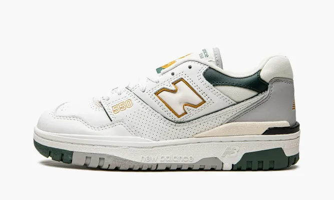 Кроссовки New Balance 550 «White Nightwatch Green» зеленый