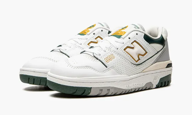 Кроссовки New Balance 550 «White Nightwatch Green» зеленый
