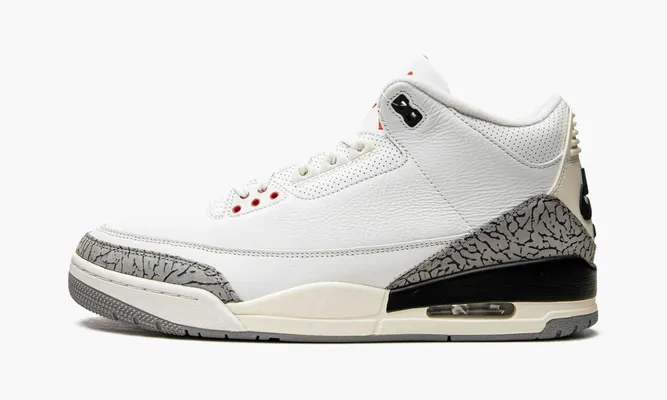 Кроссовки Air Jordan 3 Retro «White Cement Reimagined» белый
