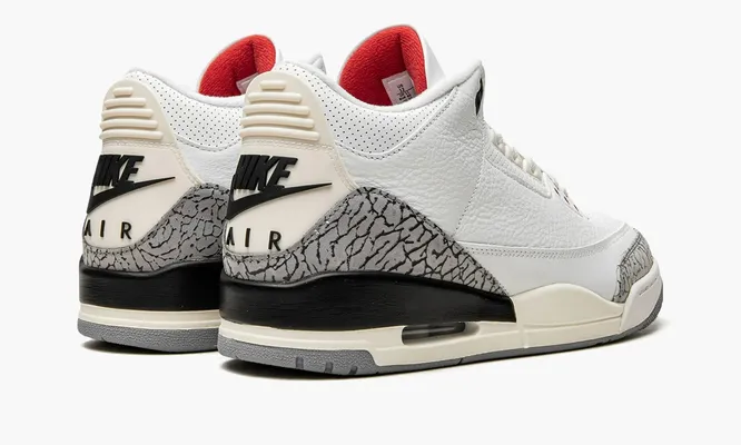 Кроссовки Air Jordan 3 Retro «White Cement Reimagined» белый