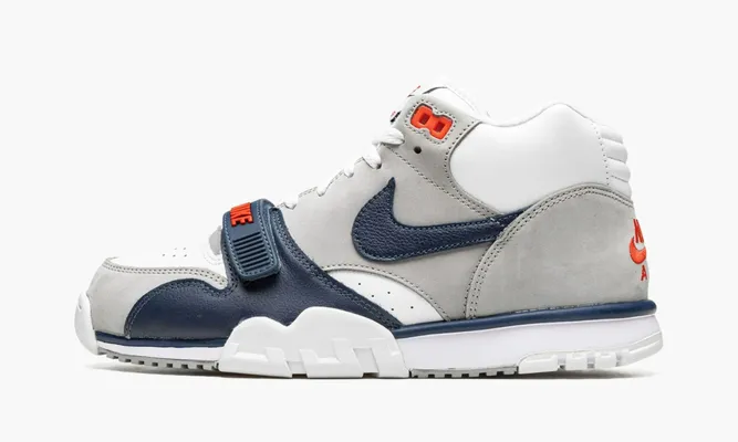 Кроссовки Nike Air Trainer 1 «White Midnight Navy Medium Grey» серый