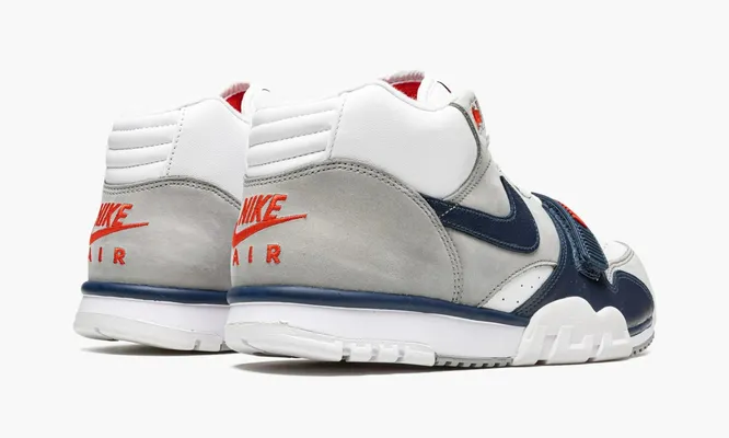 Кроссовки Nike Air Trainer 1 «White Midnight Navy Medium Grey» серый