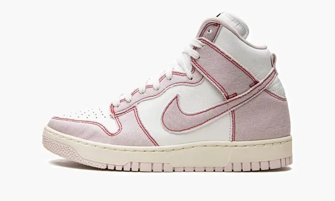 Кроссовки Nike Dunk High 1985 «Barely Rose Denim» розовый
