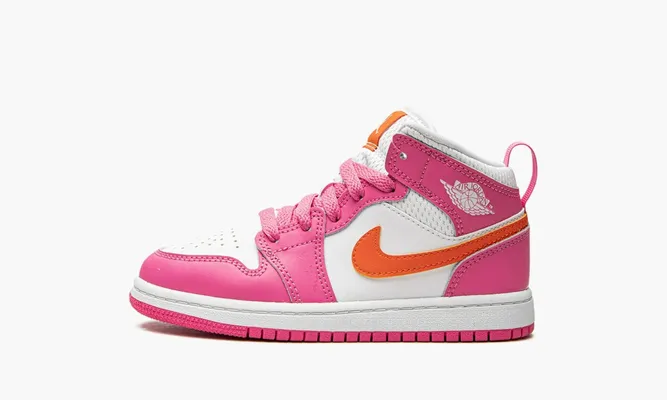 Кроссовки Air Jordan 1 Mid PS «Pinksicle Safety Orange» розовый