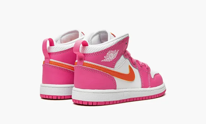 Кроссовки Air Jordan 1 Mid PS «Pinksicle Safety Orange» розовый