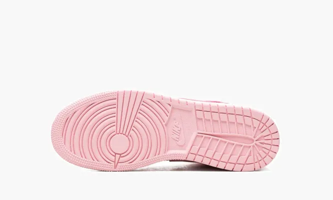Кроссовки Air Jordan 1 Mid GS «Fierce Pink» синий