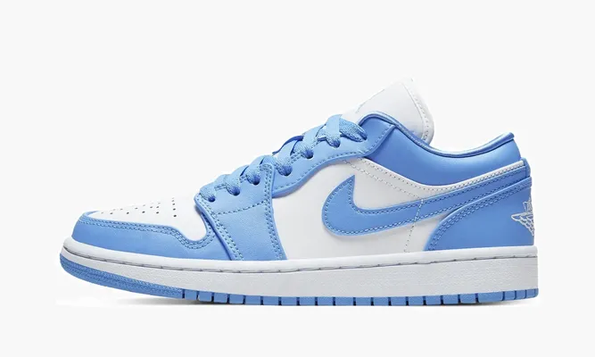 Кроссовки Air Jordan 1 Low WMNS «Unc» синий