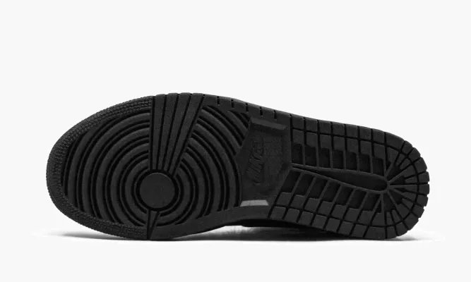 Кроссовки Air Jordan 1 Mid «Triple Black» черный