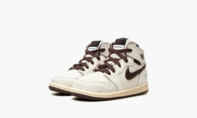 Кроссовки Air Jordan 1 Retro High OG TD «A Ma Maniére» кремовый
