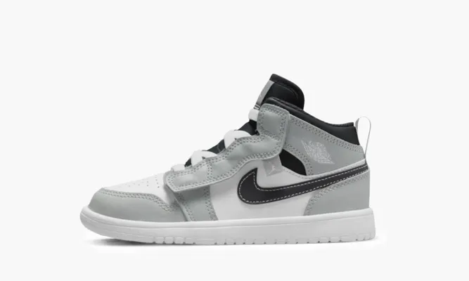 Для самых маленьких Air Jordan 1 Mid Alt PS «Light Smoke Gray» серый