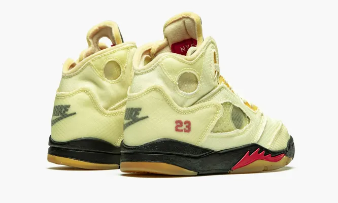 Для самых маленьких Air Jordan 5 Retro PS «Off-white Sail» желтый