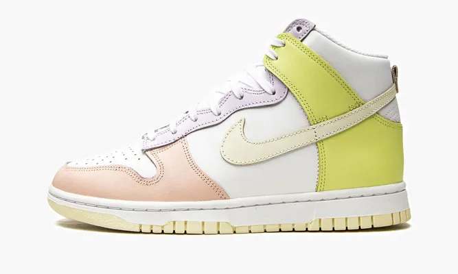 Кроссовки Nike Dunk High WMNS «Lemon Twist» белый