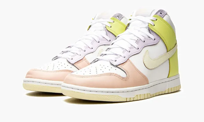 Кроссовки Nike Dunk High WMNS «Lemon Twist» белый