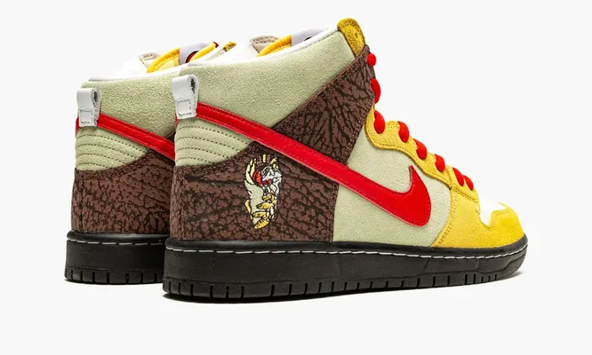 Кроссовки Nike SB Dunk High «Color Skates - Kebab And Destroy» разноцветный