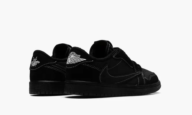 Кроссовки Air Jordan 1 Retro Low OG SP PS «Travis Scott Black Phantom» черный