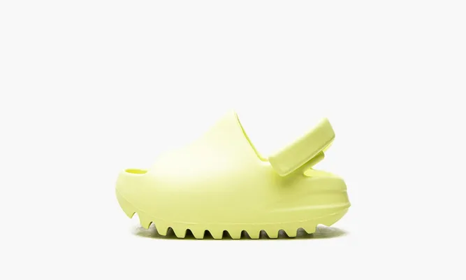 Для самых маленьких Yeezy Slide Infant «Glow Green» желтый