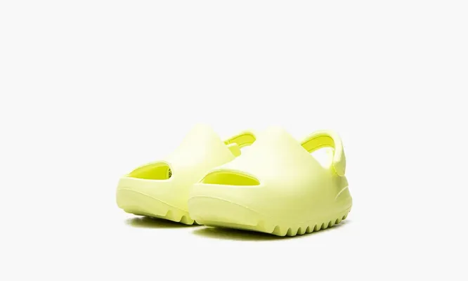 Для самых маленьких Yeezy Slide Infant «Glow Green» желтый