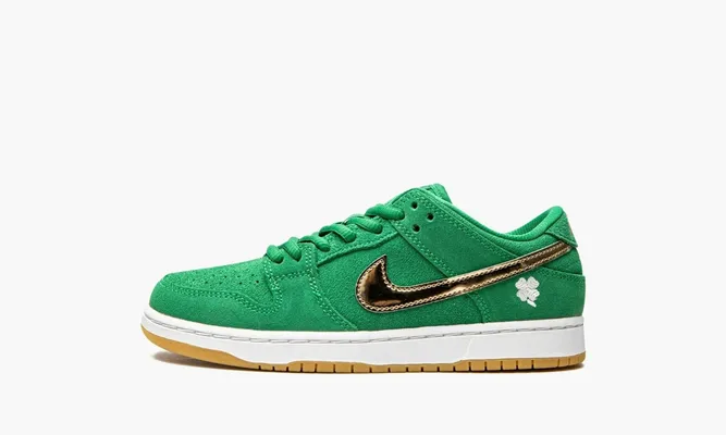 Для самых маленьких Nike SB Dunk Low PS «St. Patrick's Day 2022» зеленый