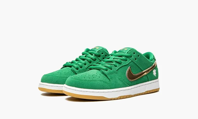 Для самых маленьких Nike SB Dunk Low PS «St. Patrick's Day 2022» зеленый