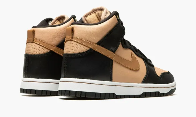 Кроссовки Nike Dunk High Lxx WMNS «Black Flax» бежевый
