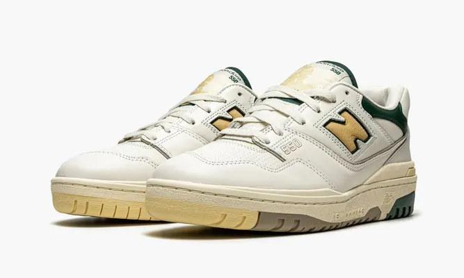 Кроссовки New Balance 550 «Aime Leon Dore - Natural Green» кремовый