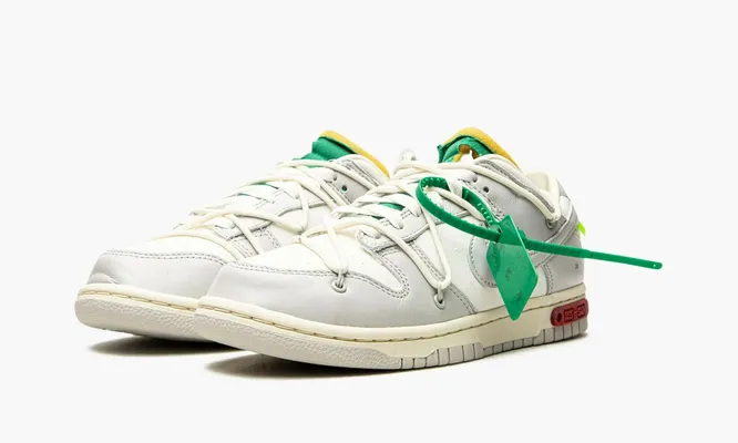Кроссовки Nike Dunk Low «Off-white - Lot 25» кремовый