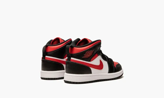 Кроссовки Air Jordan 1 Mid PS «Black Fire Red» черный