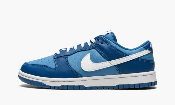 Кроссовки Nike Dunk Low «Dark Marina Blue» синий