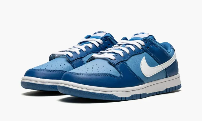 Кроссовки Nike Dunk Low «Dark Marina Blue» синий