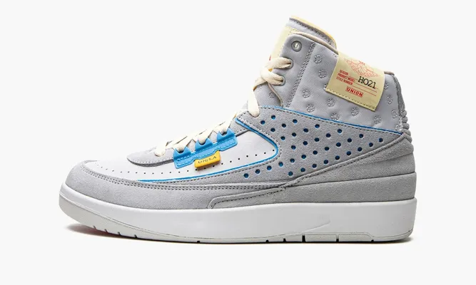 Кроссовки Air Jordan 2 Retro SP «Union - Grey Fog» серый