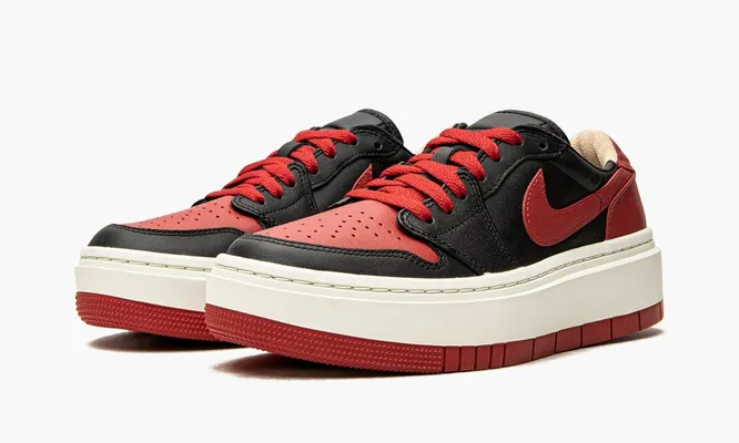 Кроссовки Air Jordan 1 Elevate Low SE WMNS «Bred» черный