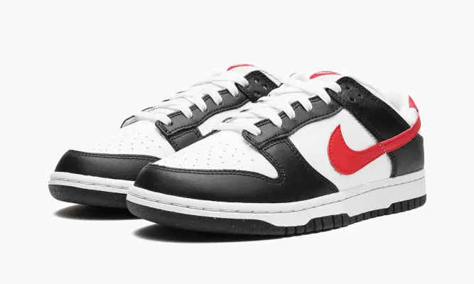 Кроссовки Nike Dunk Low Retro «Red Swoosh Panda» черный