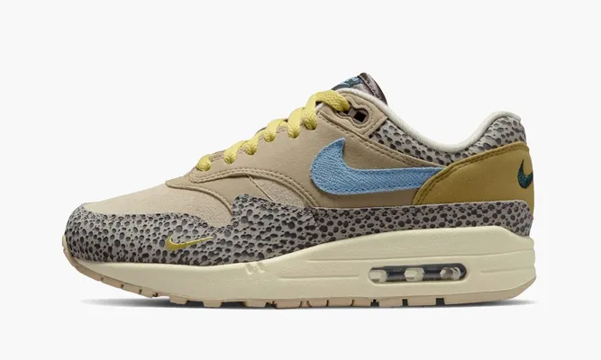Кроссовки Nike Air Max 1 WMNS «Safari Cobblestone» коричневый