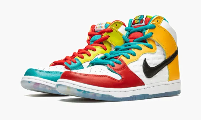 Кроссовки Nike SB Dunk High Pro «Froskate All Love» зеленый