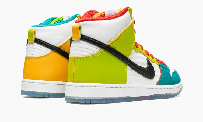 Кроссовки Nike SB Dunk High Pro «Froskate All Love» зеленый