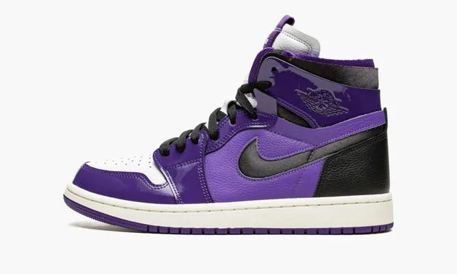 Кроссовки Air Jordan 1 High Zoom Air CMFT WMNS «Purple Patent» фиолетовый