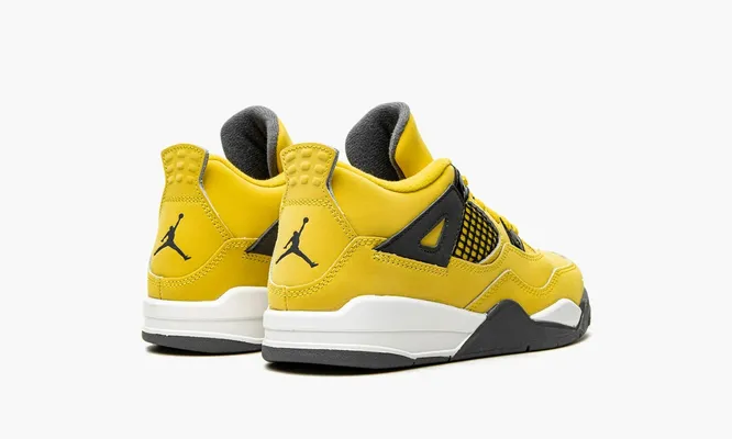 Кроссовки Air Jordan 4 Retro PS «Lightning 2021» желтый