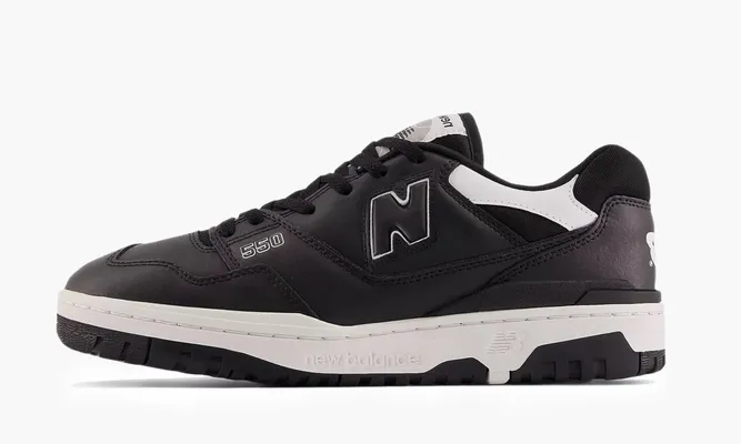Кроссовки New Balance 550 «Black White» черный