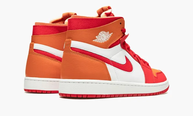 Кроссовки Air Jordan 1 High Zoom Air CMFT WMNS «Fire Red Hot Curry» красный,оранжевый